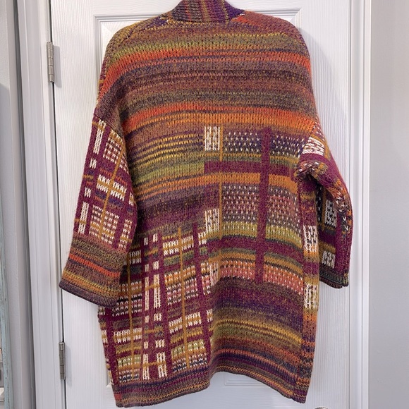 SOLD Anthropologie Tavia Longline Patchwork
Cardigan - Picture 2 of 11